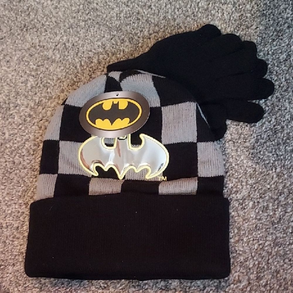 DC Black and Gray Batman Beanie